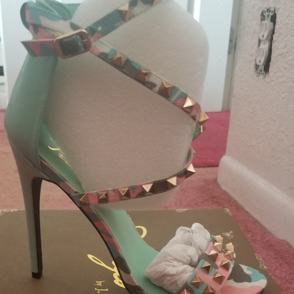 Brand new multi colored heels